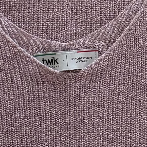 Sparkly Pink Tank Top | TWIK - Made in Italy - Picture 9 of 11